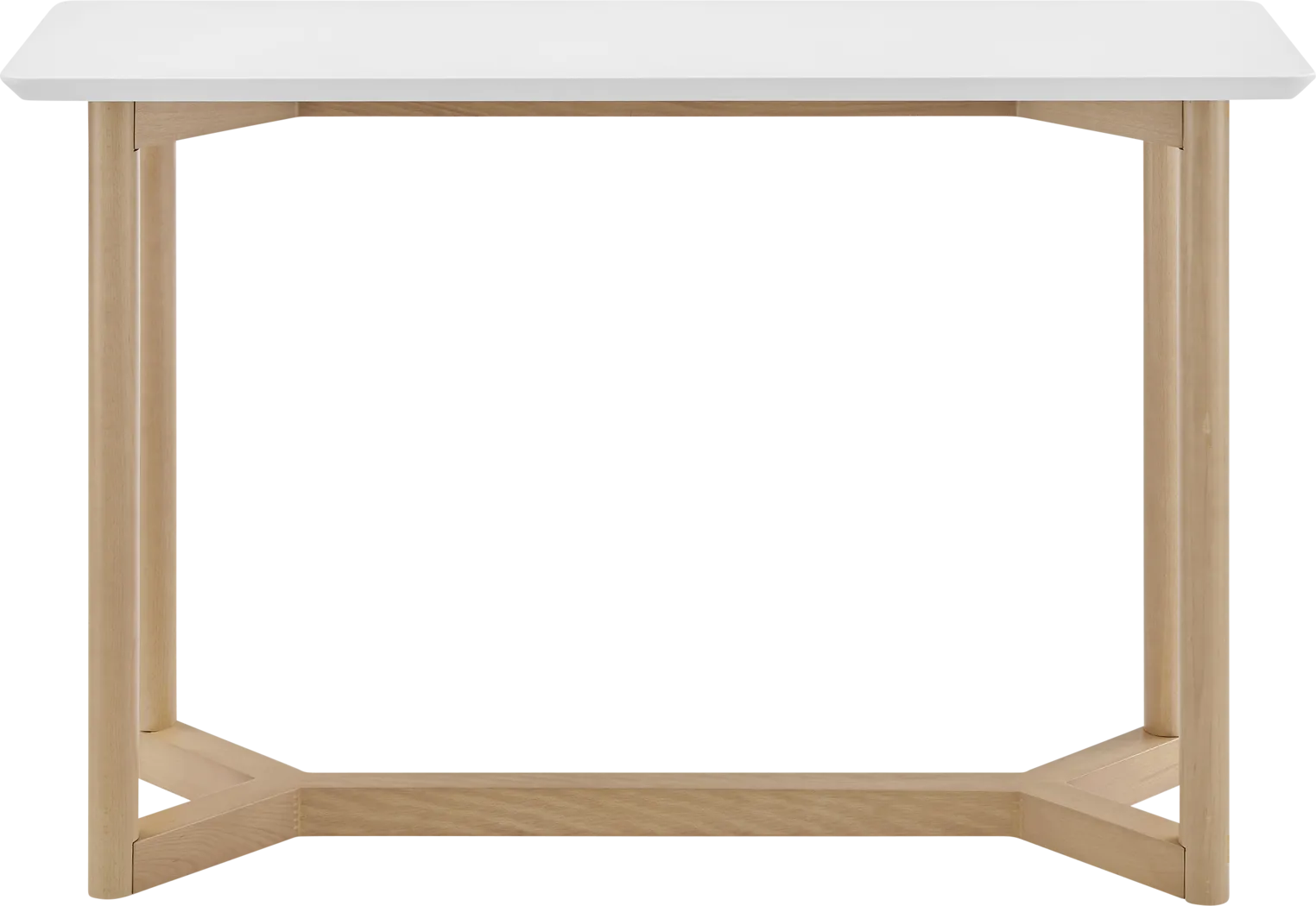 Chicotey White Console Table - Thumbnail - Image 1