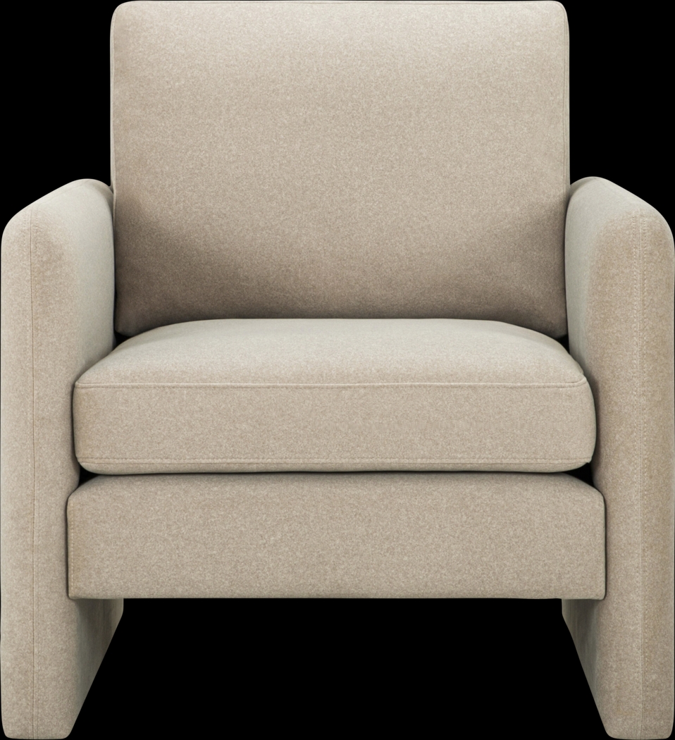 Chidea Beige Accent Chair - Thumbnail - Image 3