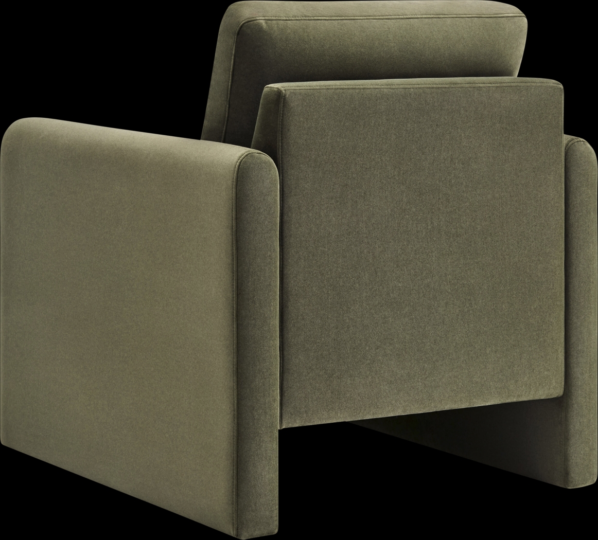 Chidea Green Accent Chair - Thumbnail - Image 2