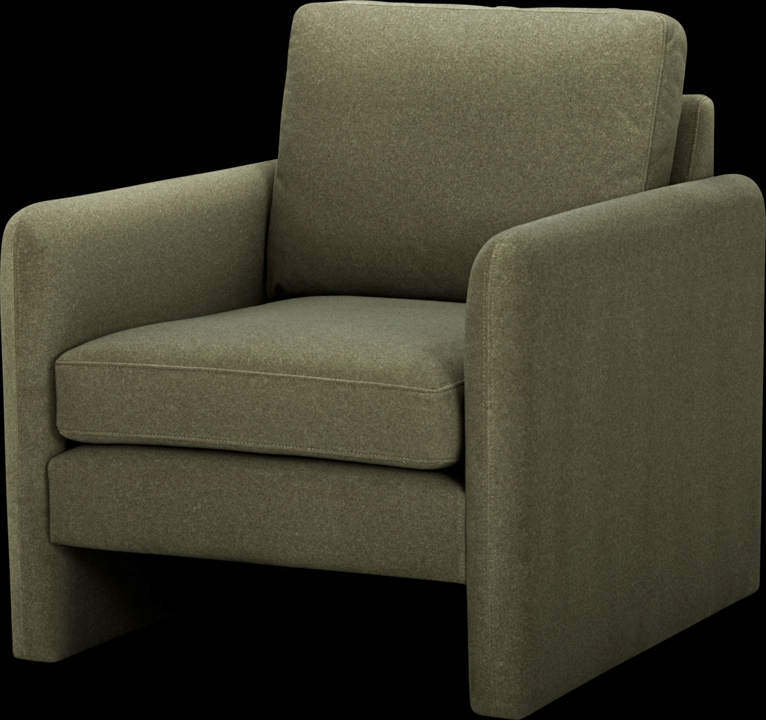 Chidea Green Accent Chair - Thumbnail - Image 1