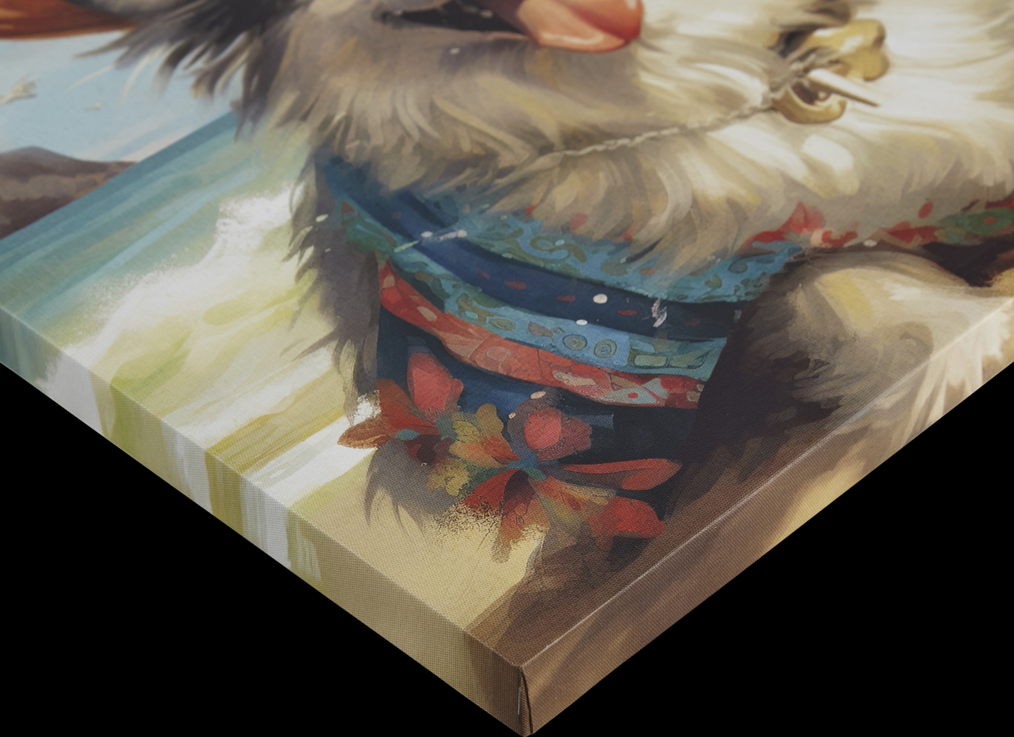 Chihuahua In A Hat Blue Wall Decor - Thumbnail - Image 6