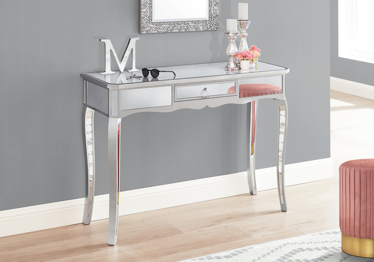 Chilberg Silver Sofa Table - Thumbnail - Image 2
