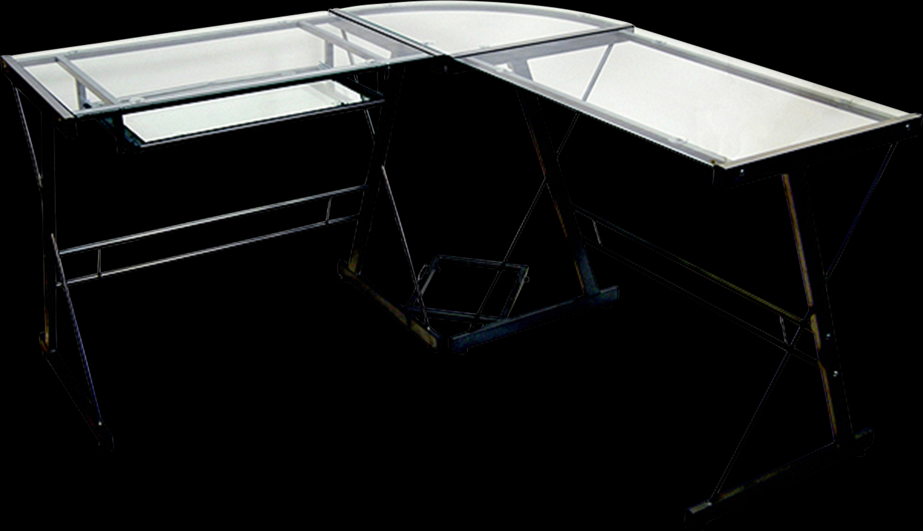 Childerlee Black Desk - Thumbnail - Image 1