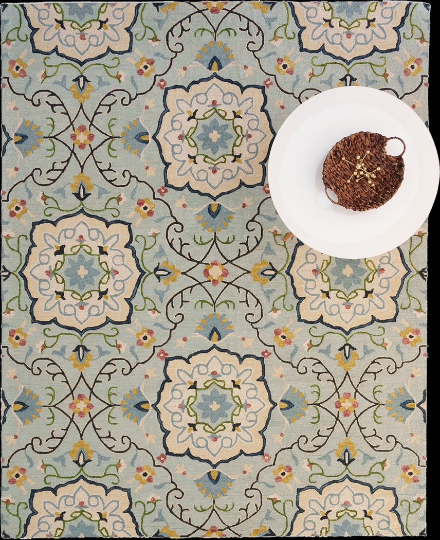 Chilsano Blue 8' x 10' Rug - Thumbnail - Image 2