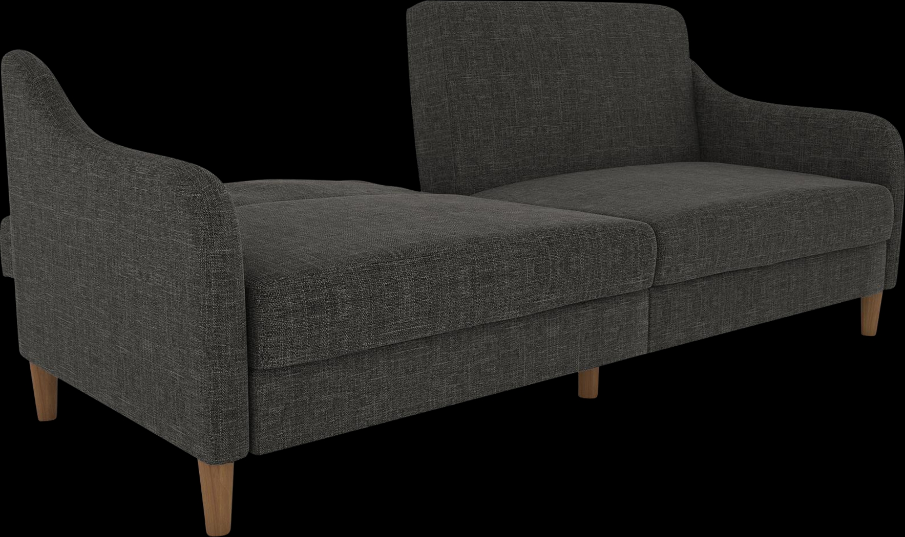 Chinauld II Gray Futon - Thumbnail - Image 4