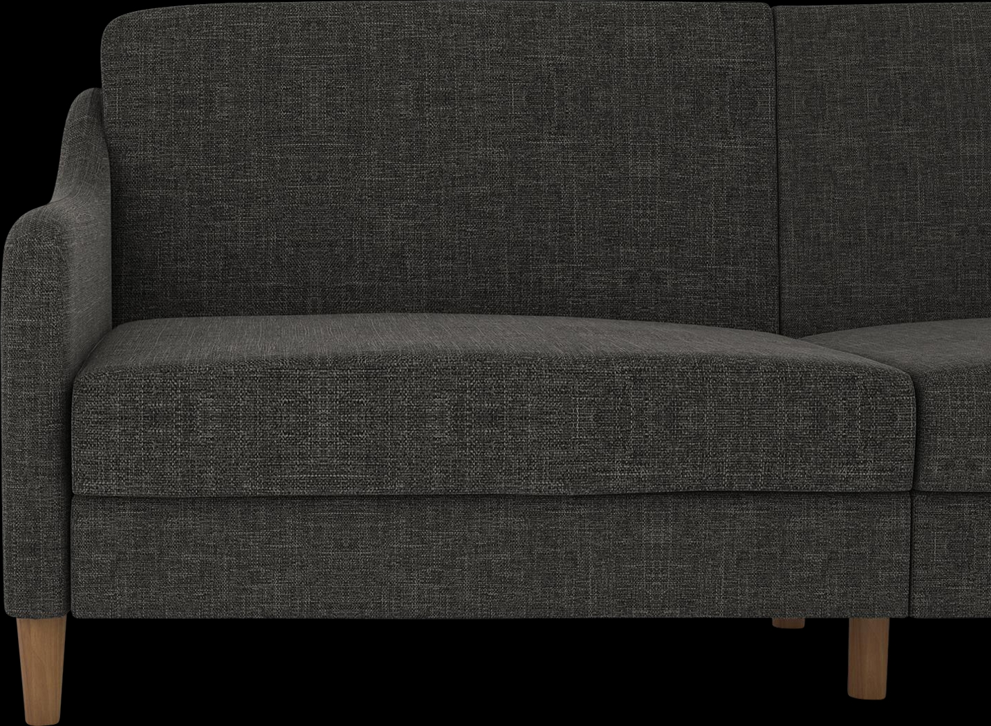 Chinauld II Gray Futon - Thumbnail - Image 8