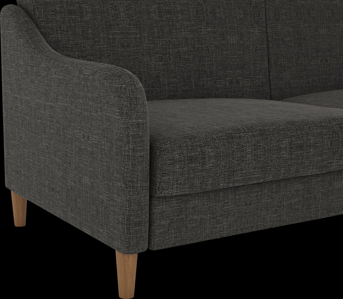 Chinauld II Gray Futon - Thumbnail - Image 9