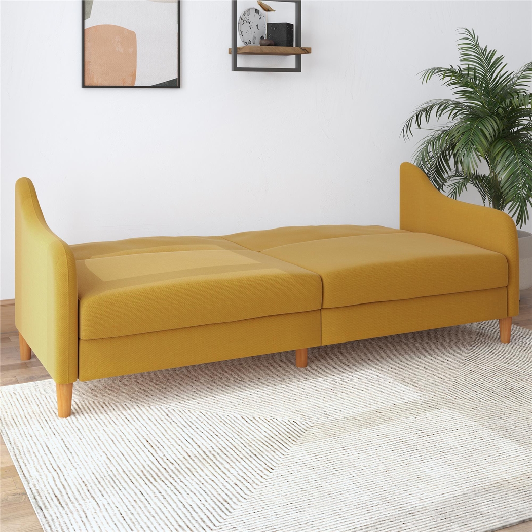 Chinauld II Mustard Futon - Thumbnail - Image 2