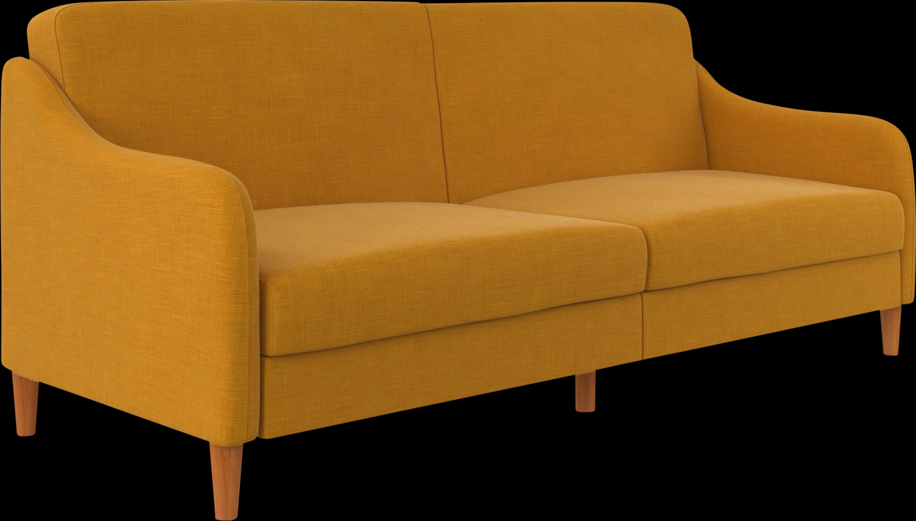 Chinauld II Mustard Futon - Thumbnail - Image 1