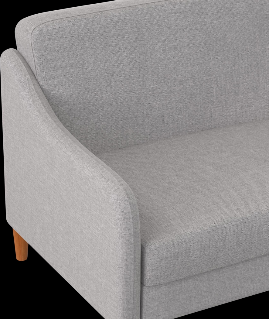 Chinauld II Light Gray Futon - Thumbnail - Image 6