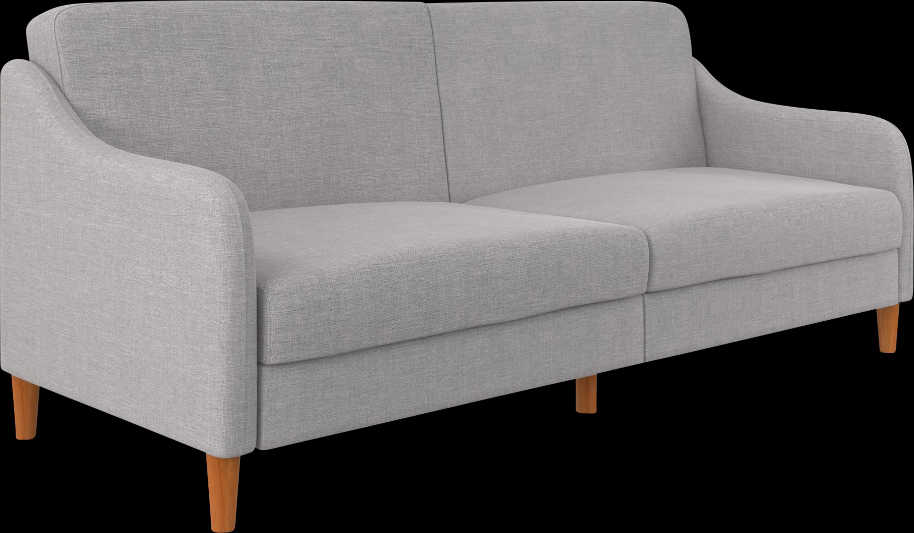 Chinauld II Light Gray Futon - Thumbnail - Image 1