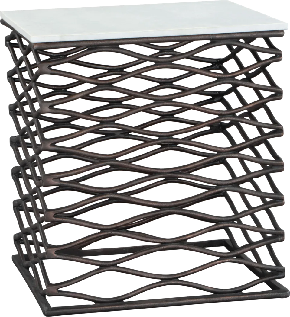 Chiniak White End Table - Thumbnail - Image 4