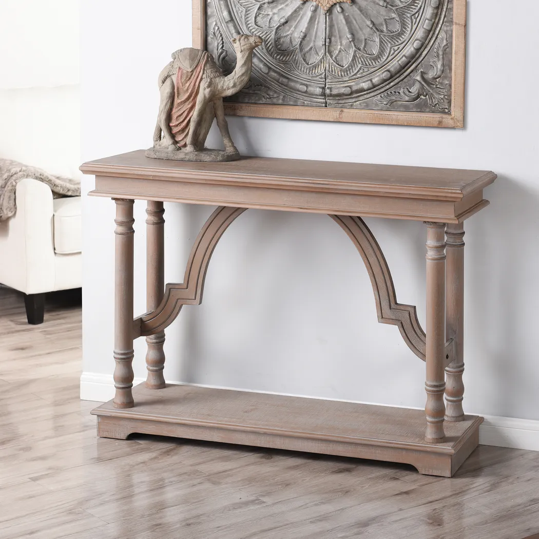Chioma Beige Console Table - Thumbnail - Image 2