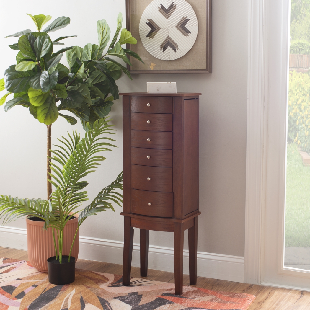 Chipco Brown Jewelry Armoire - Thumbnail - Image 2