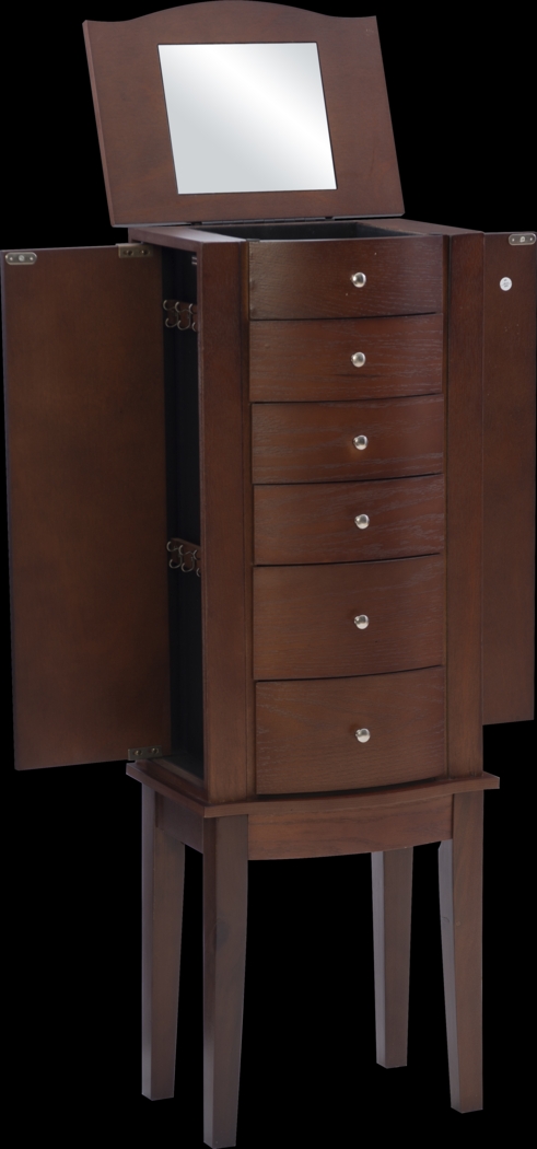Chipco Brown Jewelry Armoire - Thumbnail - Image 9