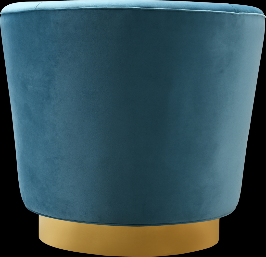 Chisholm Blue Swivel Chair - Thumbnail - Image 3