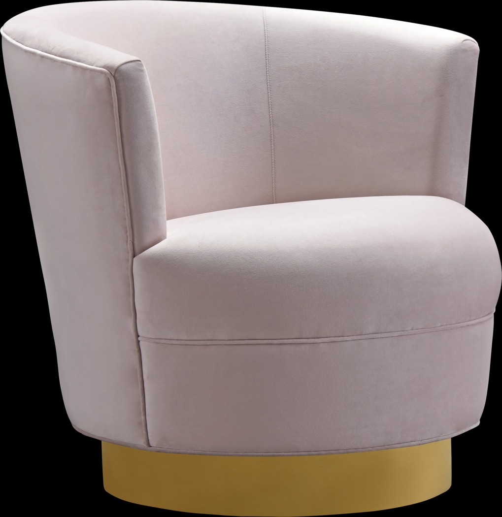 Chisholm Pink Swivel Chair - Thumbnail - Image 1