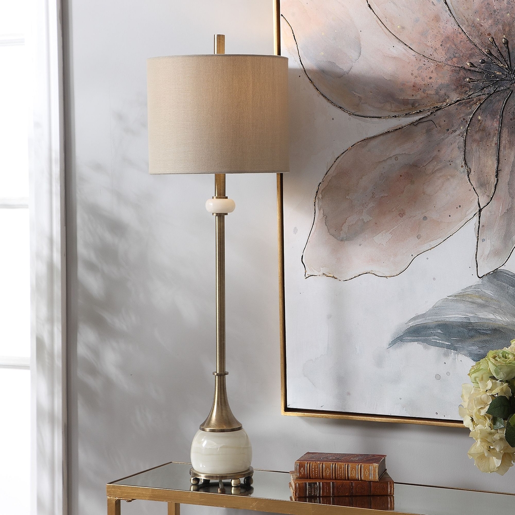 Chloe Club Brass Lamp - Thumbnail - Image 7