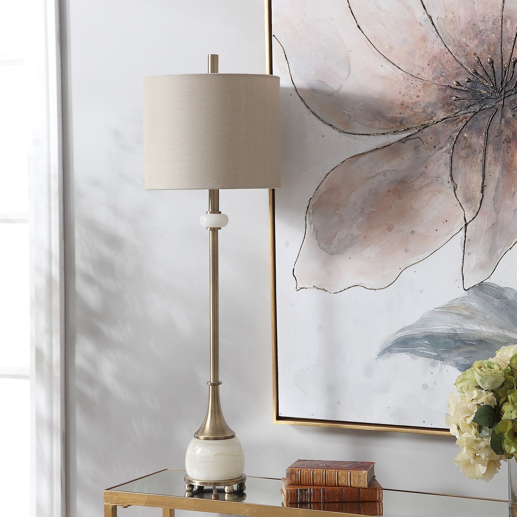 Chloe Club Brass Lamp - Thumbnail - Image 9