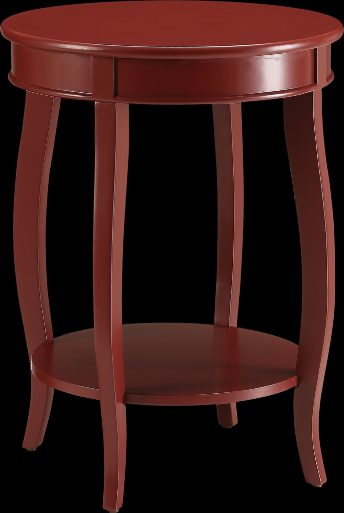 Chloris Red Accent Table - Thumbnail - Image 1