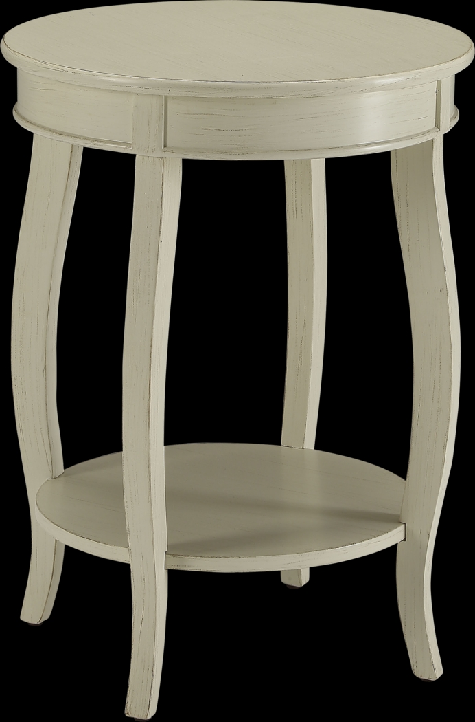 Chloris White Accent Table - Thumbnail - Image 1