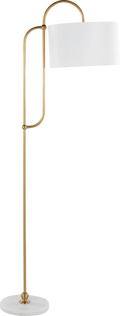 Chope Club Gold Floor Lamp - Thumbnail - Image 5