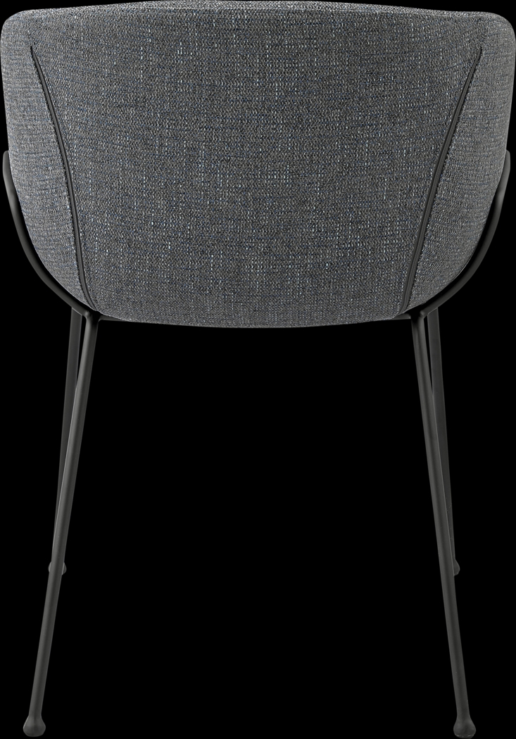 Choupique Blue Arm Chair, Set of 2 - Thumbnail - Image 4