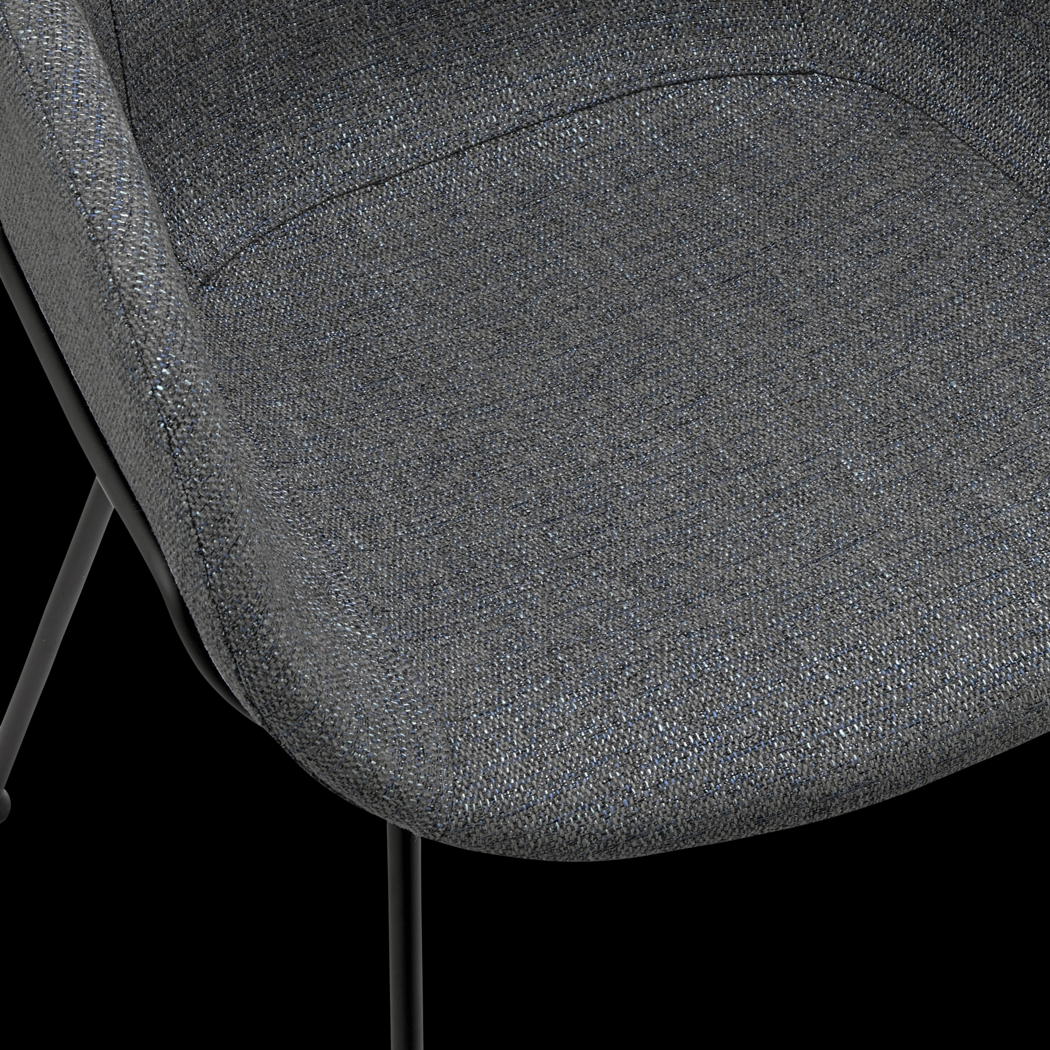 Choupique Blue Arm Chair, Set of 2 - Thumbnail - Image 7