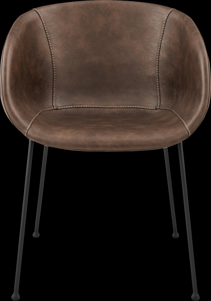 Choupique Brown Arm Chair, Set of 2 - Thumbnail - Image 4