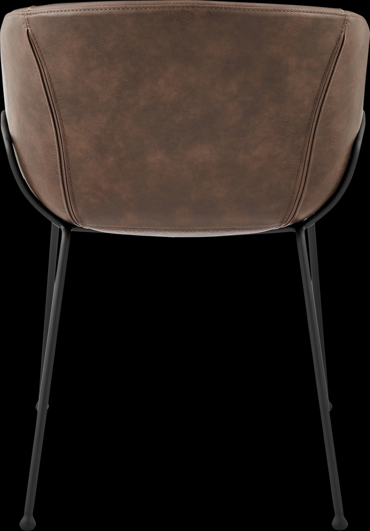 Choupique Brown Arm Chair, Set of 2 - Thumbnail - Image 8