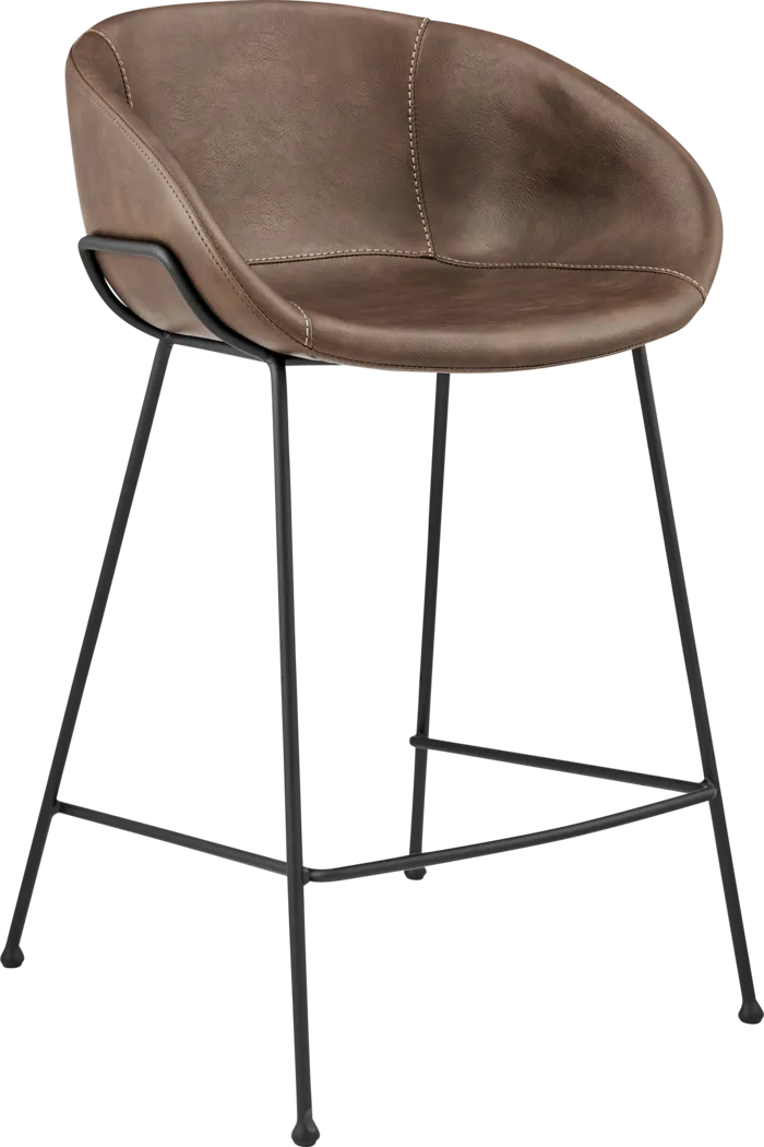 Choupique Brown Counter Stool, Set of 2 - Thumbnail - Image 3
