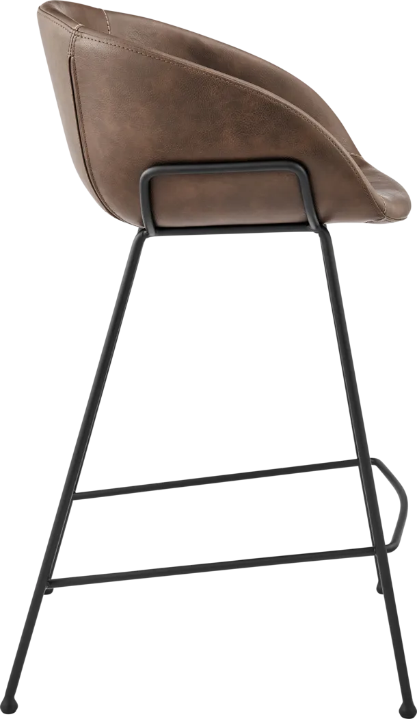 Choupique Brown Counter Stool, Set of 2 - Thumbnail - Image 4