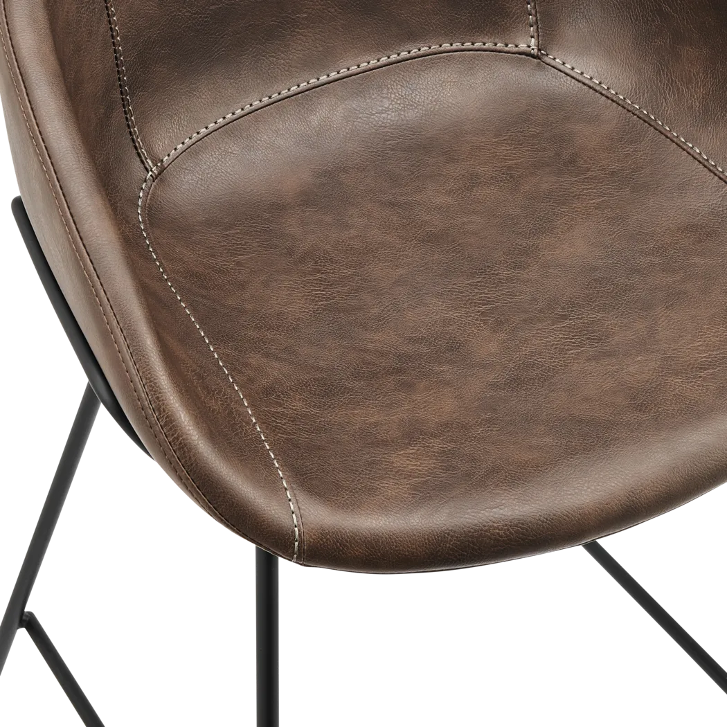 Choupique Brown Counter Stool, Set of 2 - Thumbnail - Image 7