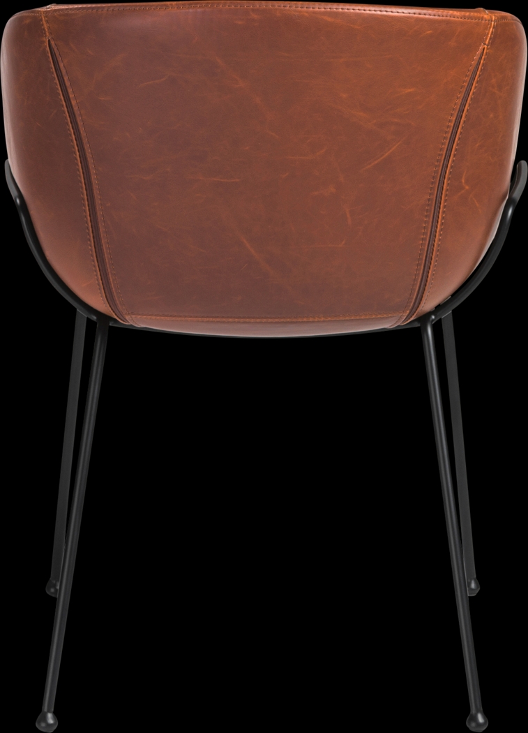 Choupique Dark Brown Arm Chair, Set of 2 - Thumbnail - Image 6