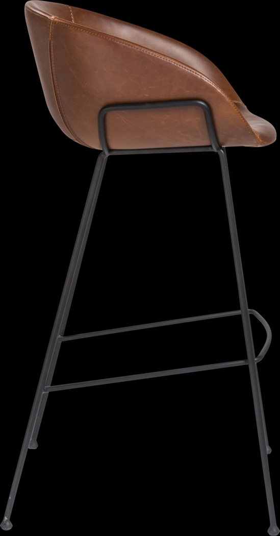 Choupique Dark Brown Barstool, Set of 2 - Thumbnail - Image 5