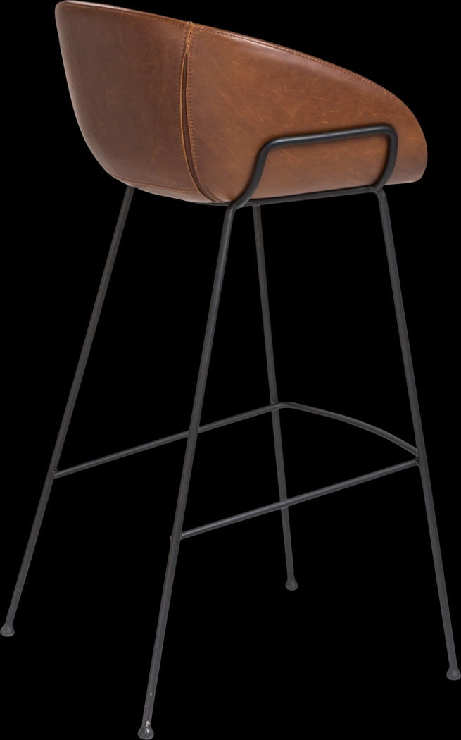 Choupique Dark Brown Barstool, Set of 2 - Thumbnail - Image 6