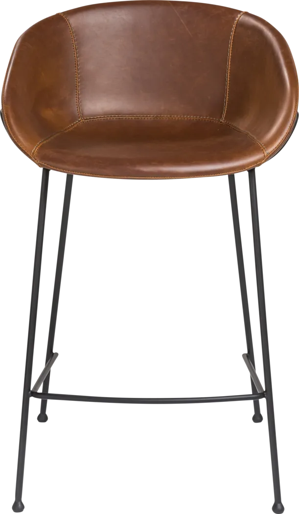 Choupique Dark Brown Counter Stool, Set of 2 - Thumbnail - Image 2