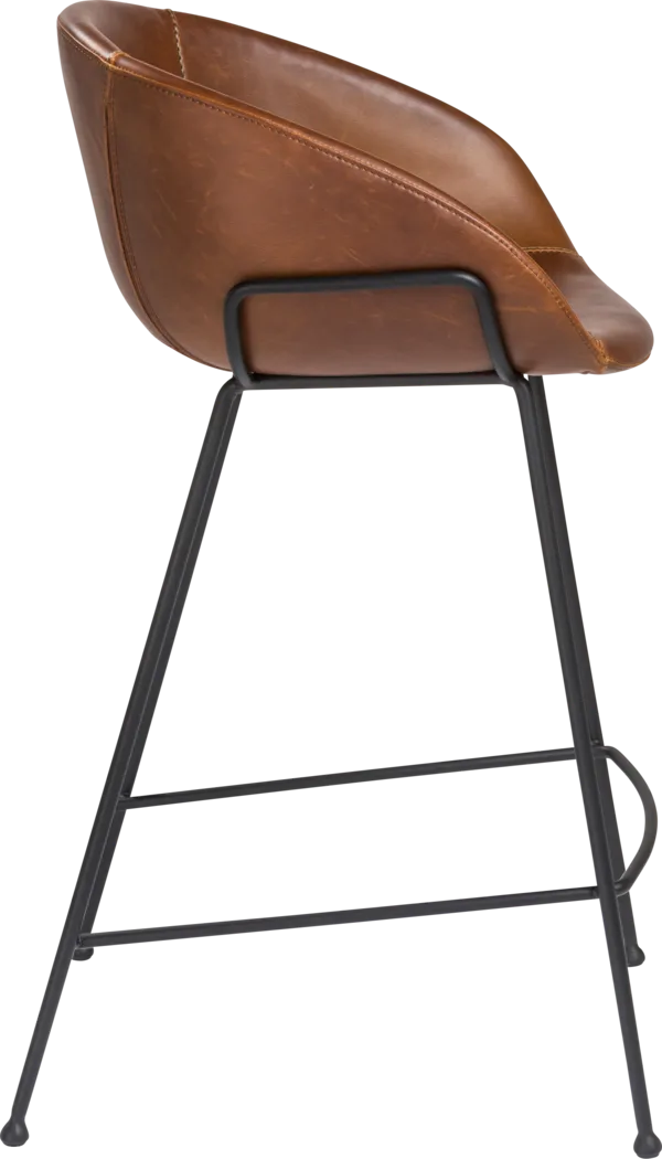 Choupique Dark Brown Counter Stool, Set of 2 - Thumbnail - Image 4