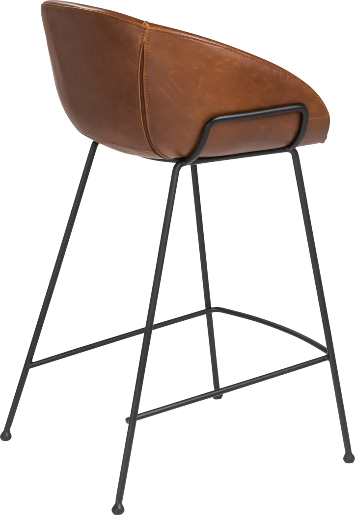 Choupique Dark Brown Counter Stool, Set of 2 - Thumbnail - Image 5