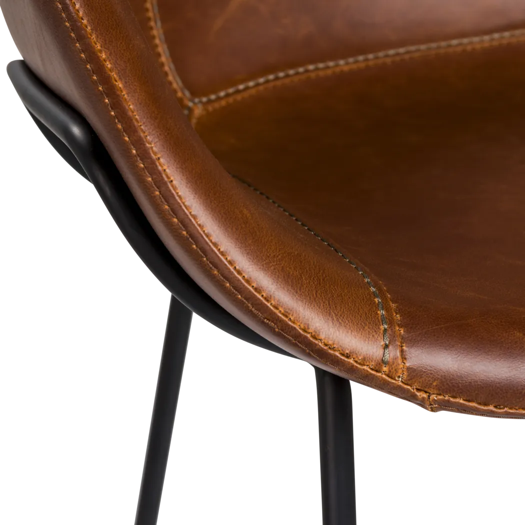 Choupique Dark Brown Counter Stool, Set of 2 - Thumbnail - Image 7