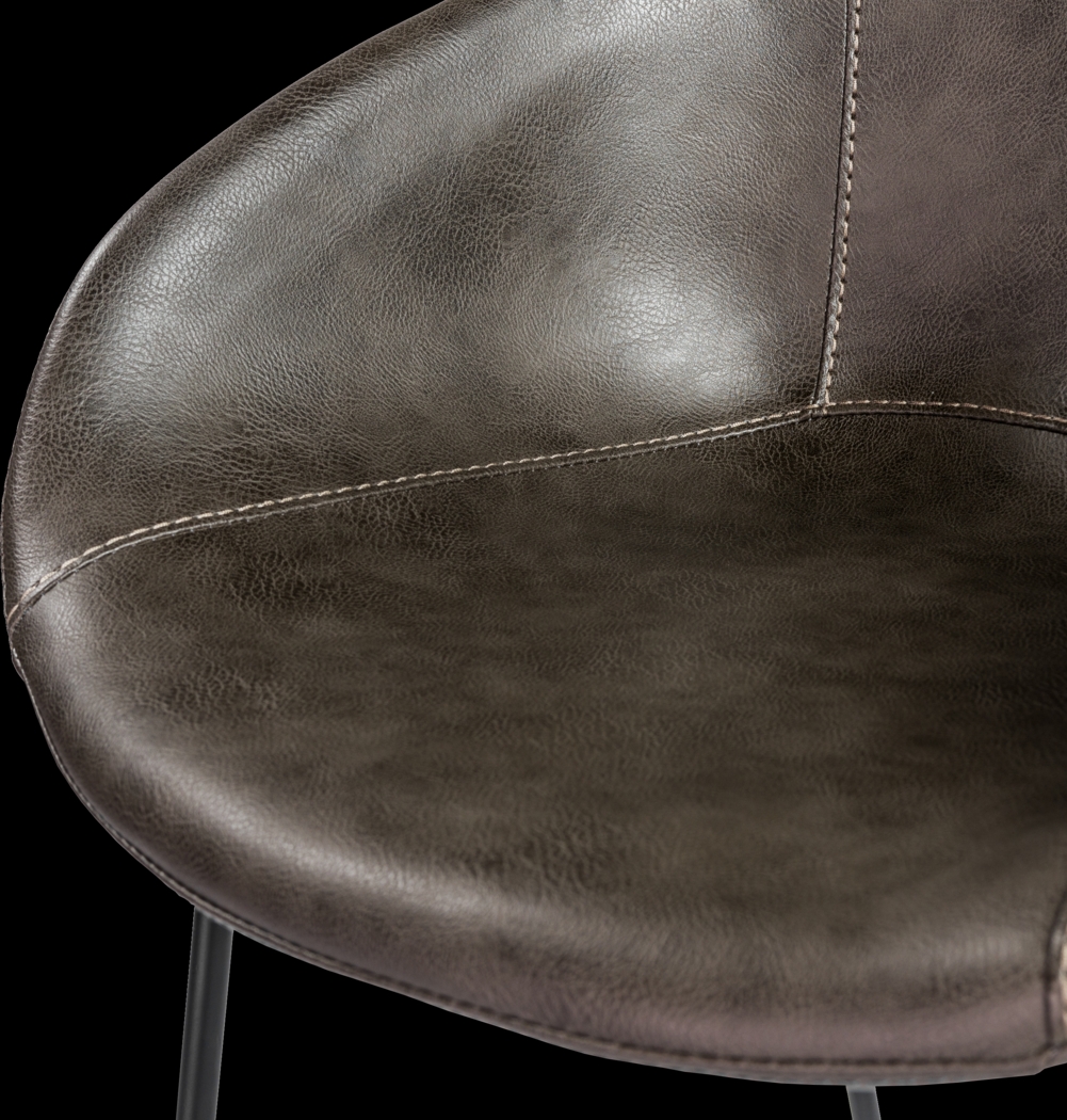 Choupique Dark Gray Arm Chair, Set of 2 - Thumbnail - Image 7