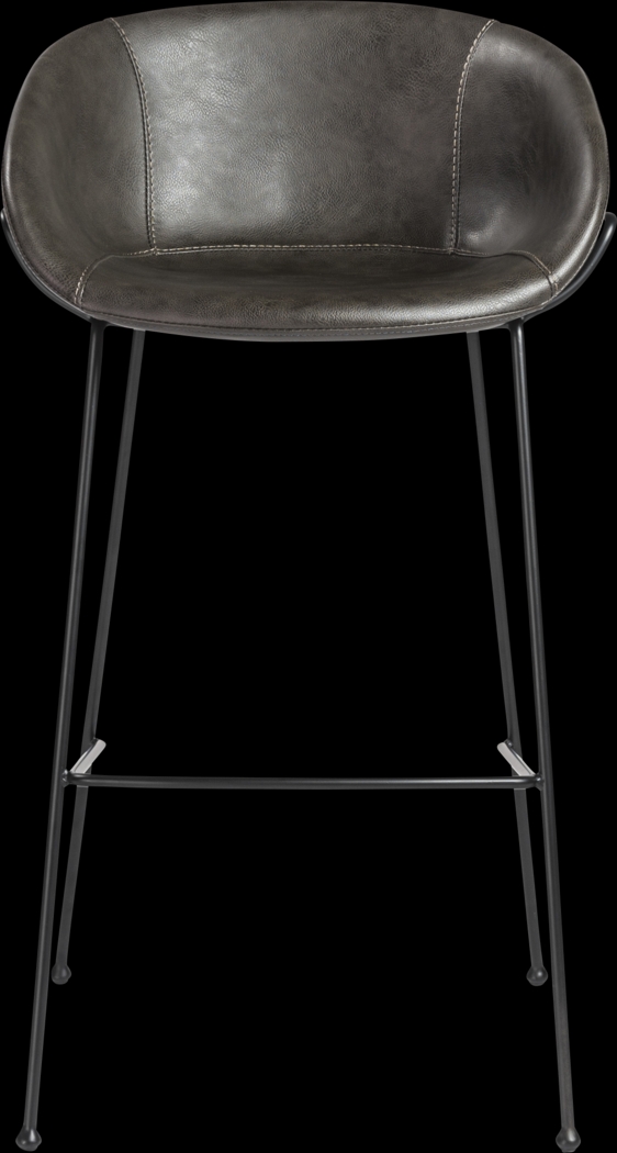 Choupique Dark Gray Barstool, Set of 2 - Thumbnail - Image 4