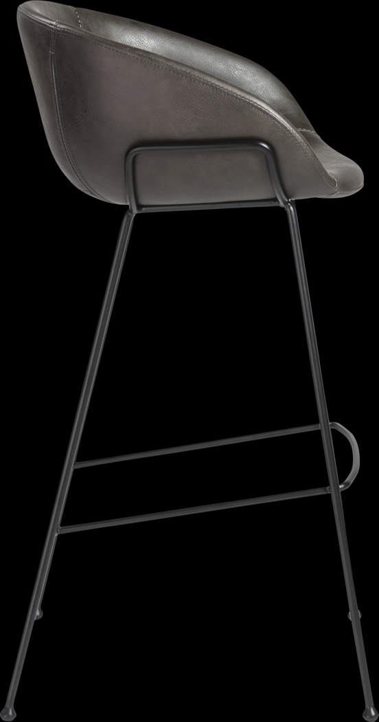 Choupique Dark Gray Barstool, Set of 2 - Thumbnail - Image 6