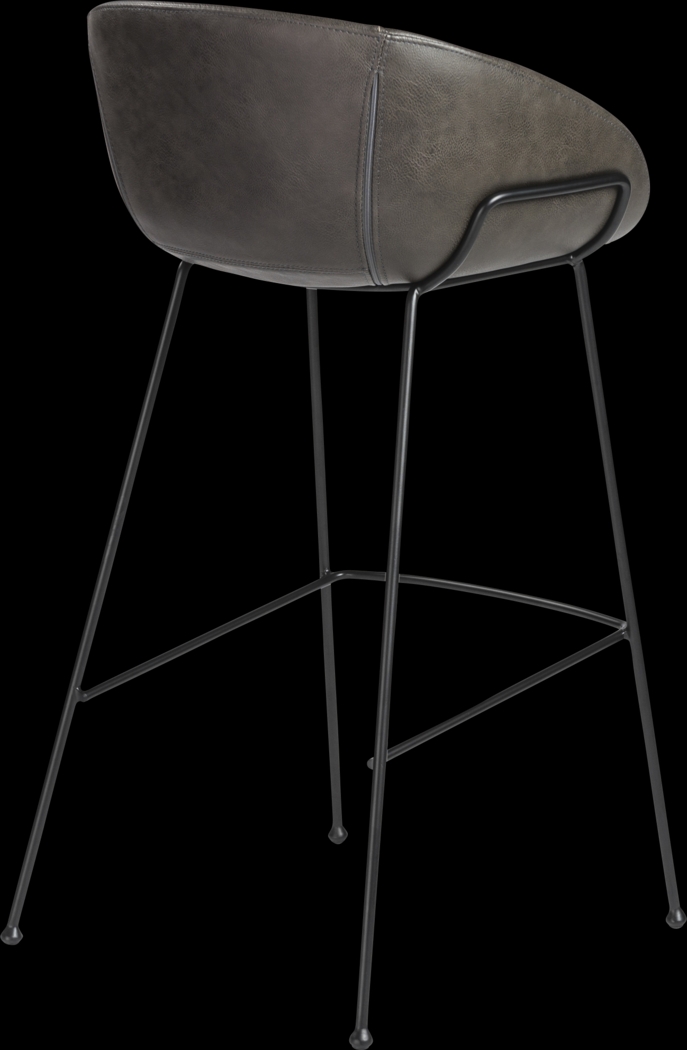 Choupique Dark Gray Barstool, Set of 2 - Thumbnail - Image 7