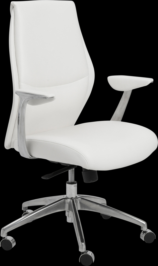 Chrisan White Office Chair - Thumbnail - Image 5
