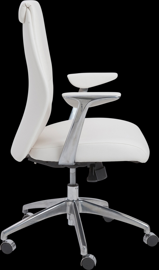 Chrisan White Office Chair - Thumbnail - Image 6