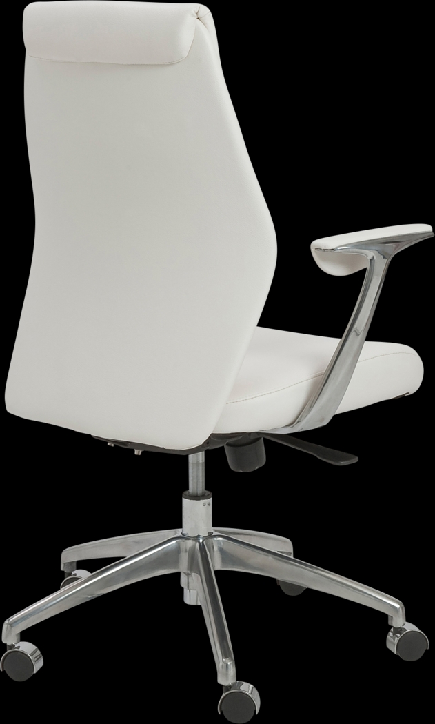 Chrisan White Office Chair - Thumbnail - Image 7