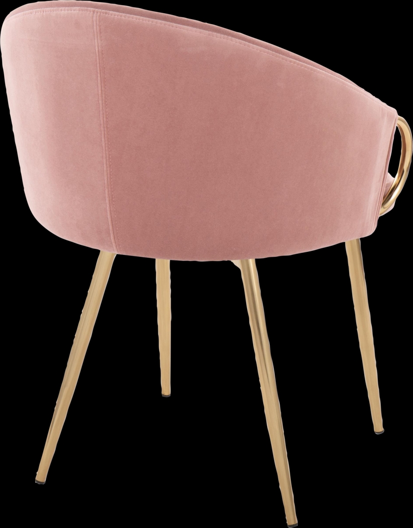 Chrtlyn Pink Side Chair, Set of 2 - Thumbnail - Image 4