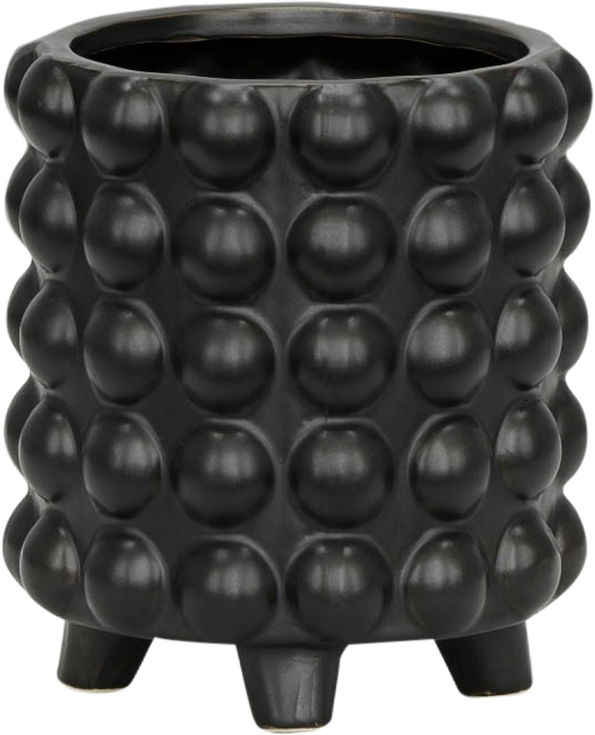 Chrystan Black Planter, Set of 2 - Thumbnail - Image 3