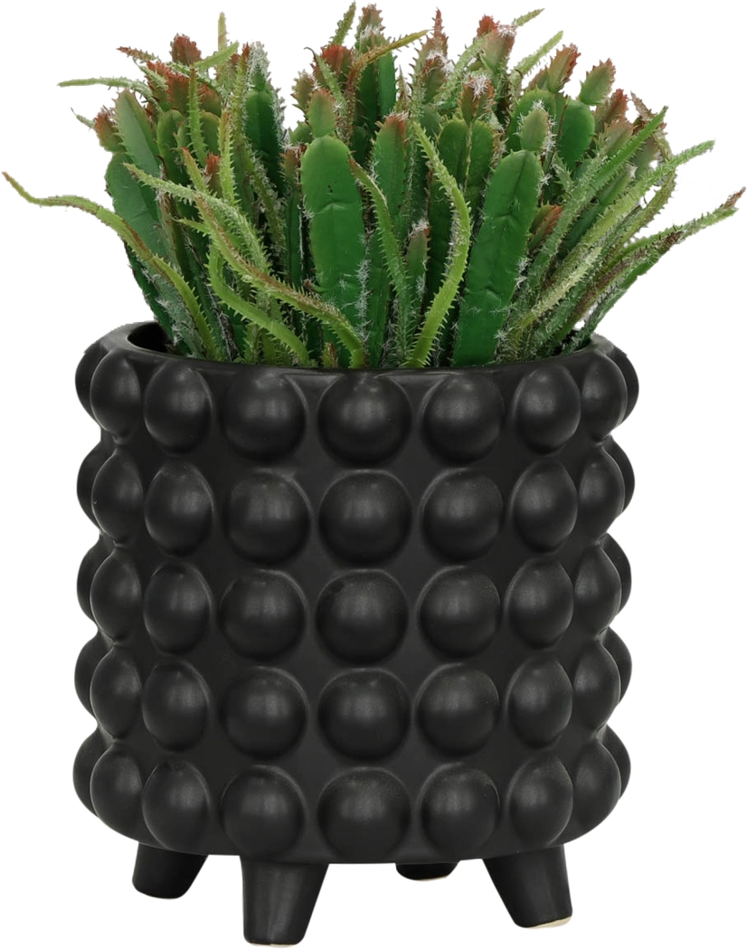 Chrystan Black Planter, Set of 2 - Thumbnail - Image 4